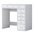Giga Meubel - Make-Up Tafel - Wit Hout - 90cm - Beyas
