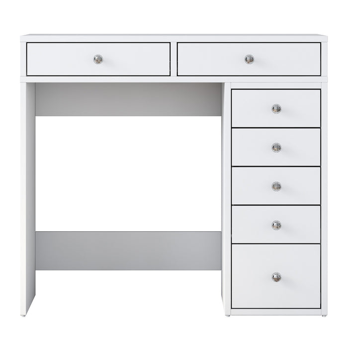 Giga Meubel - Make-Up Tafel - Wit Hout - 90cm - Beyas