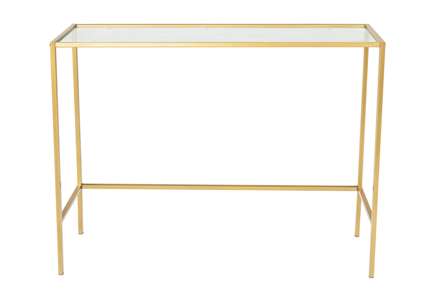 Giga Meubel - Sidetable Goud Metaal - 100x30x80cm - Canvas