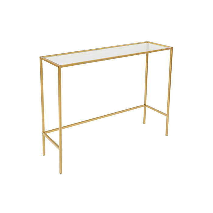 Giga Meubel - Sidetable Goud Metaal - 100x30x80cm - Canvas