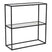 Giga Meubel - Sidetable Zwart Metaal - 80x30x85cm - Berra