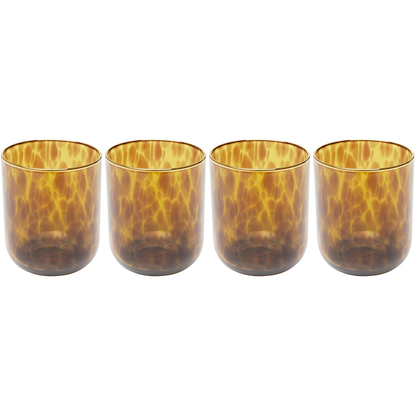 Kare Desiggn Caramel Waterglazen - 4st