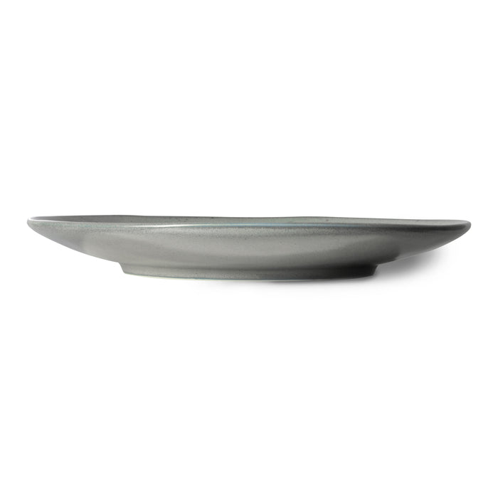 HKliving 70's Ceramics Dinerbord Ø 27,5 cm - Set van 2 - Mineral