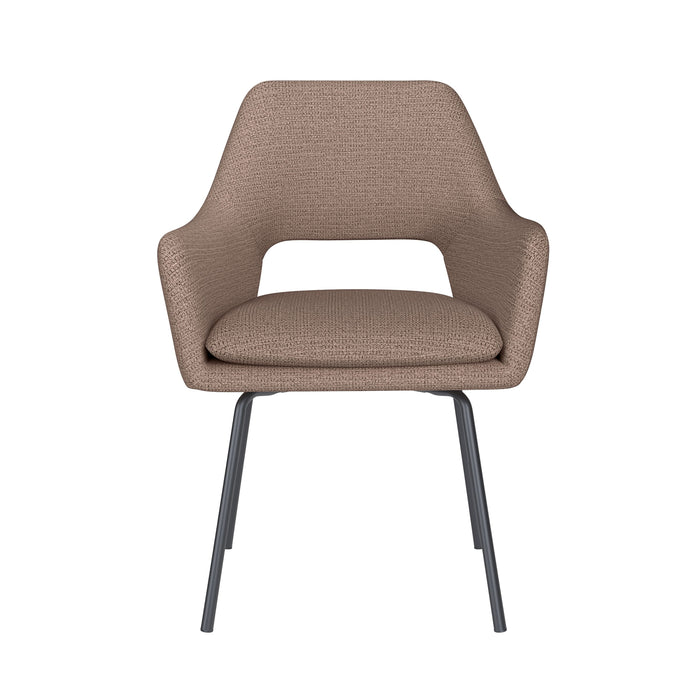 Housecraft Living Mos Eetkamerstoel Metaal Taupe