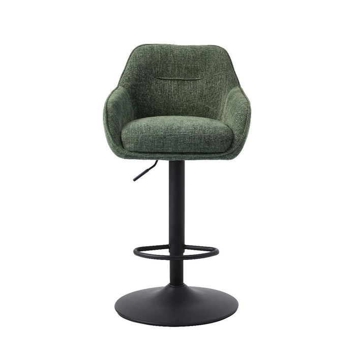 Nordic Home - Ellis verstelbare barstoel stof - groen