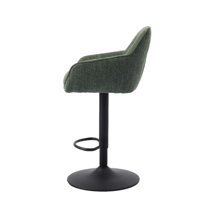 Nordic Home - Ellis verstelbare barstoel stof - groen