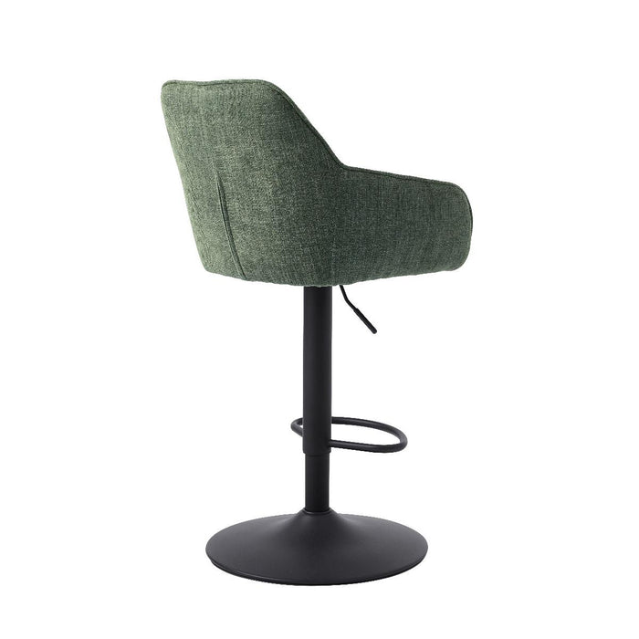 Nordic Home - Ellis verstelbare barstoel stof - groen