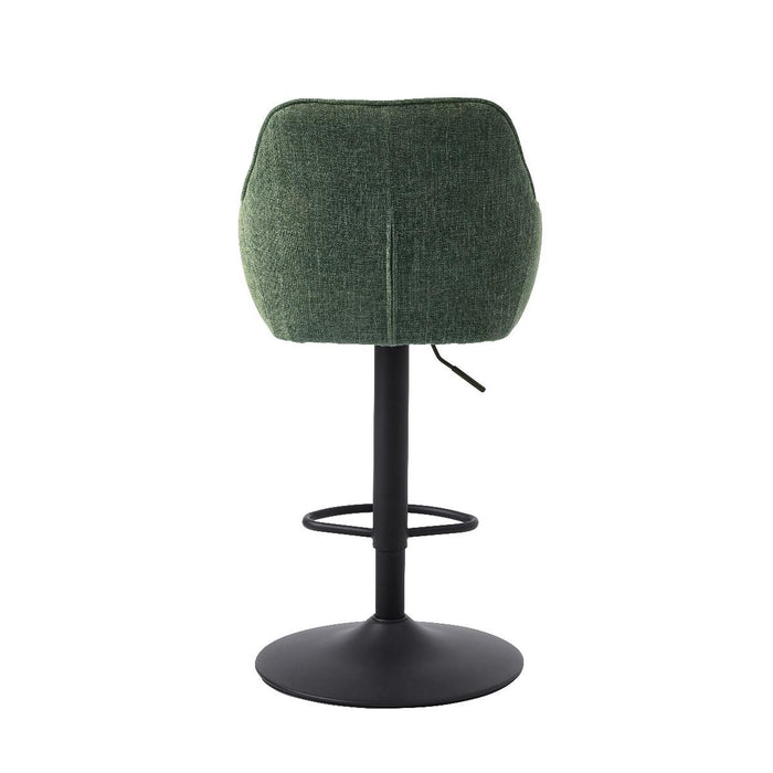 Nordic Home - Ellis verstelbare barstoel stof - groen