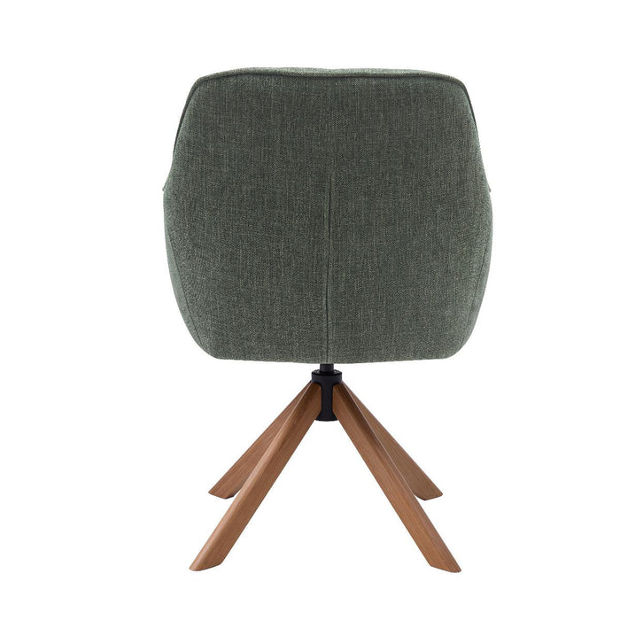 Nordic Home - Ellis armstoel stof - groen