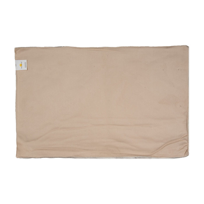 Clayre & Eef Badmat 40x60x2 cm Wit Polyester Tapijt