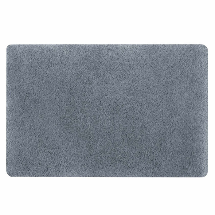 Spirella badkamer vloerkleed|tapijt - hoogpolig - grijs - 50 x 80 cm