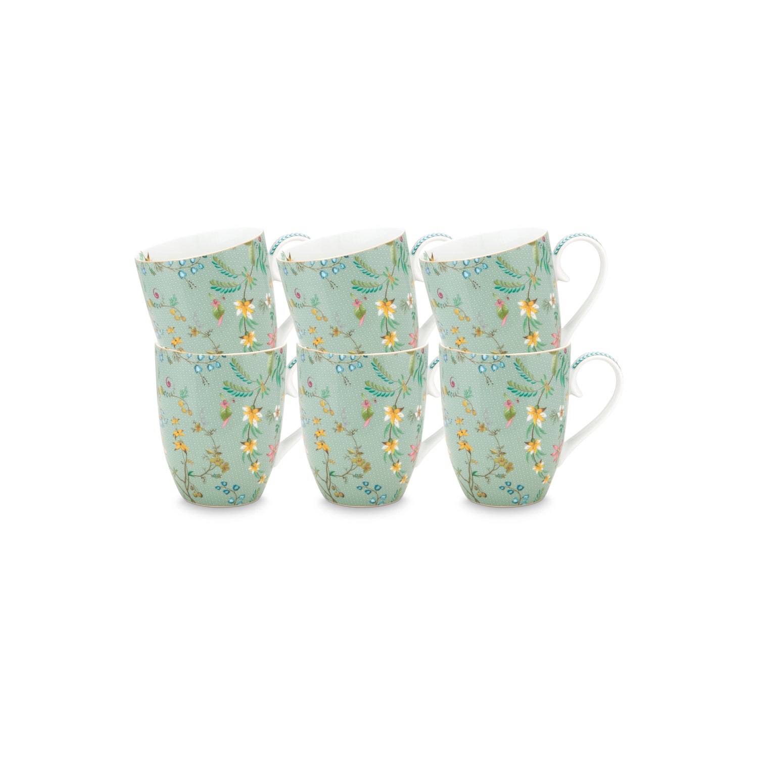 Pip Studio Jolie Mokken - Servies set van 6 - 365ml