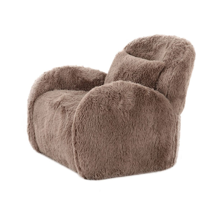 DÉJA Living - Fauteuil Taupe Fluffy - Zithoogte 42cm - Alta