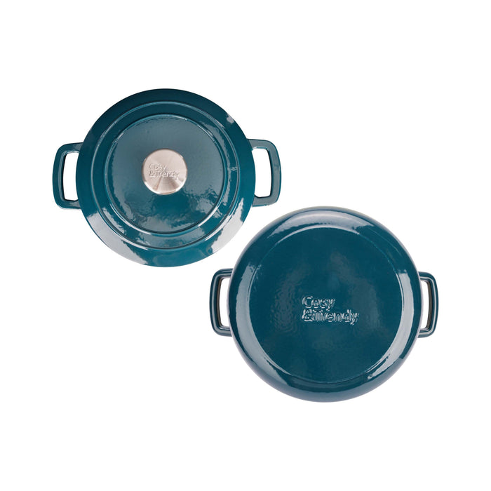 Cosy & Trendy Braadpan Fontestic Gietijzer Green Heron Ø 24 cm | 4.6 Liter - Geëmailleerd