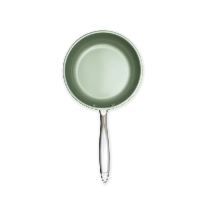 Just Vegan RVS ECO koekenpan 20cm, plantaardige anti-aanbaklaag