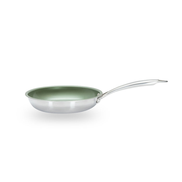 Just Vegan RVS ECO koekenpan 20cm, plantaardige anti-aanbaklaag