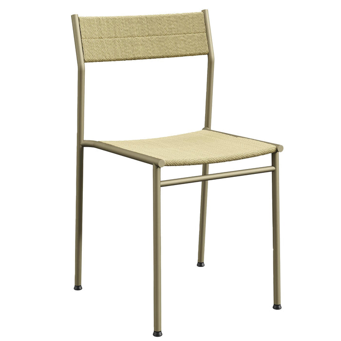 Northern Vev stoel grijs beige|naturel koord