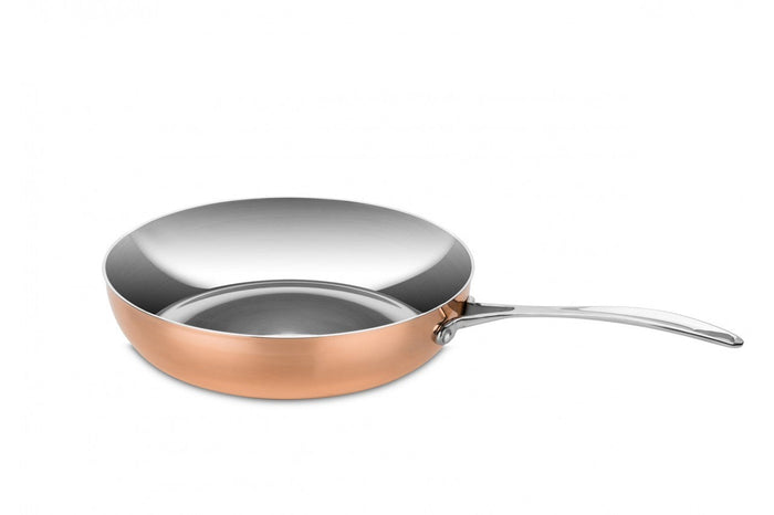 Mepra Pannenset Toscana - Kookpan ø 20, 24 & Steelpan ø 16 cm + Deksels - Koper - 3 Delig