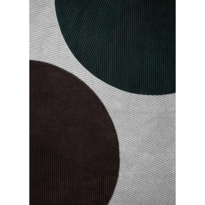 Northern Row circular vloerkleed Ø200 trio