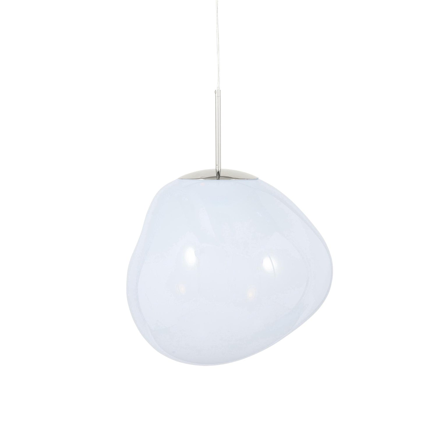 Melt Mini hanglamp LED Ø28 opaal|zilver