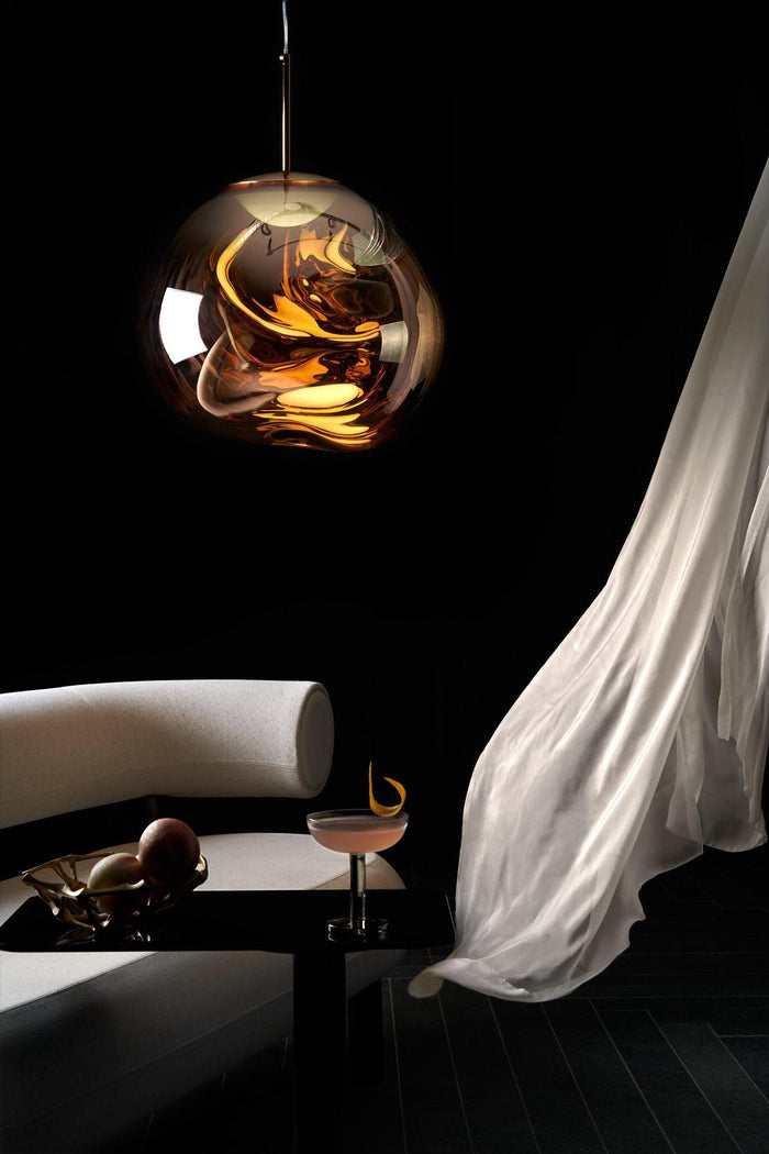 Melt Mini hanglamp LED goud