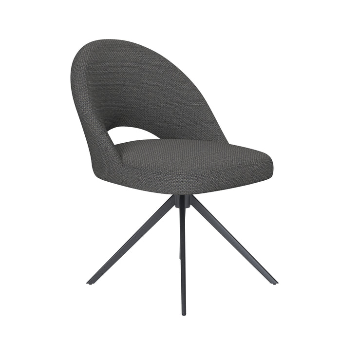 Housecraft living Mick Eetkamerstoel Draaibaar Metaal Grijs