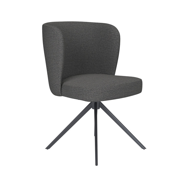 Housecraft Living Stan Eetkamerstoel Draaibaar Metaal Grijs