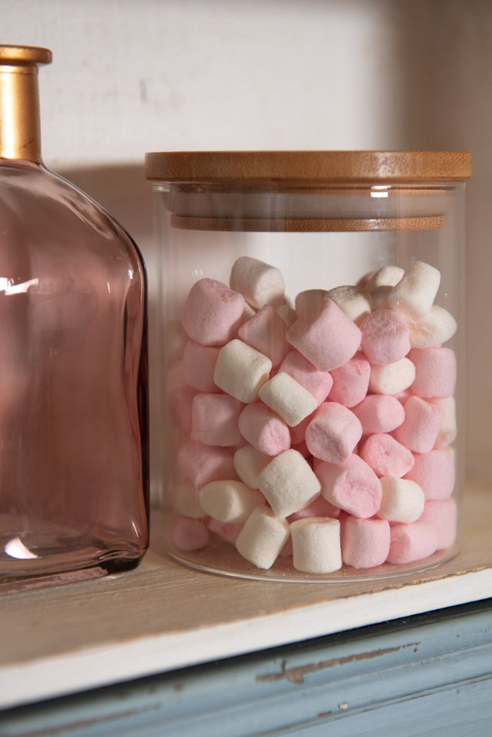 Clayre & Eef Voorraadpot Ø 8x10 cm Glas