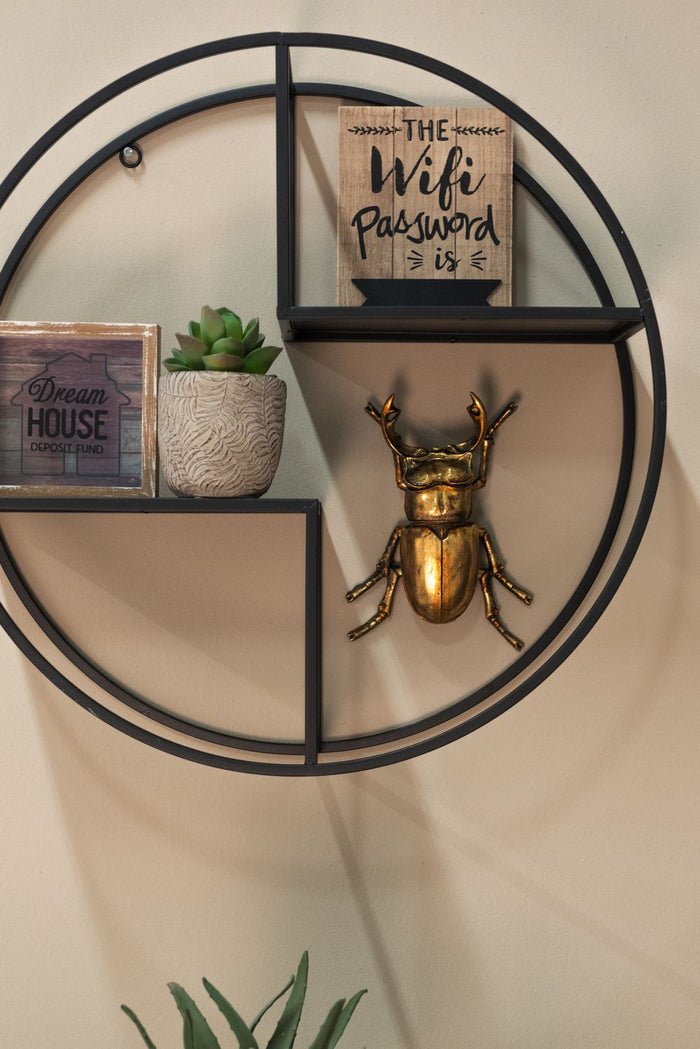 Clayre & Eef Spaarpot 15x5x15 cm Bruin Hout