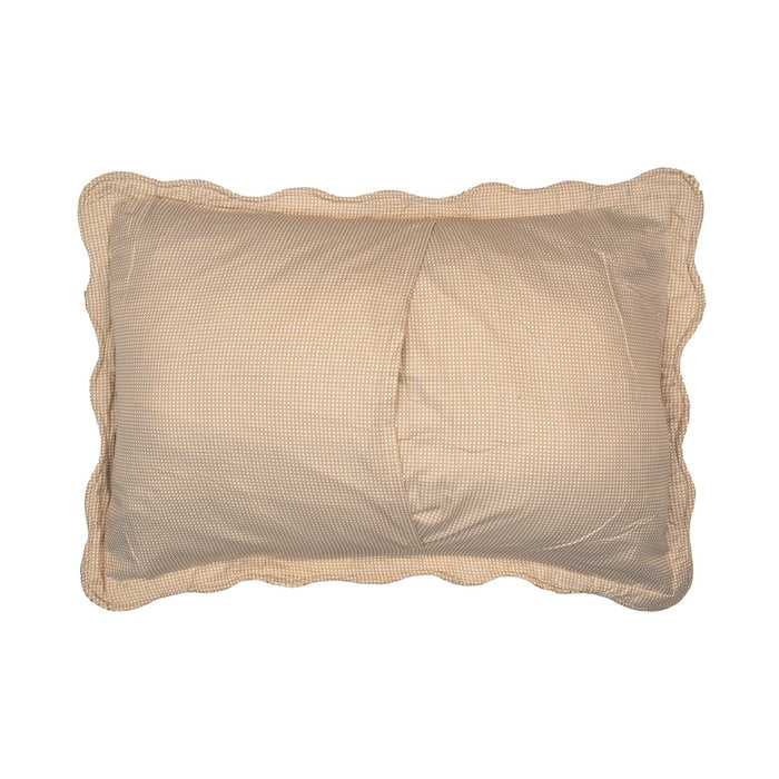 Clayre & Eef Bedsprei 230x250 cm Groen Beige Polyester Sprei