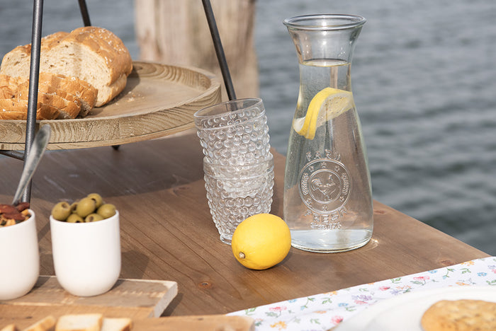 Clayre & Eef Karaf Ø 10x27 cm Glas