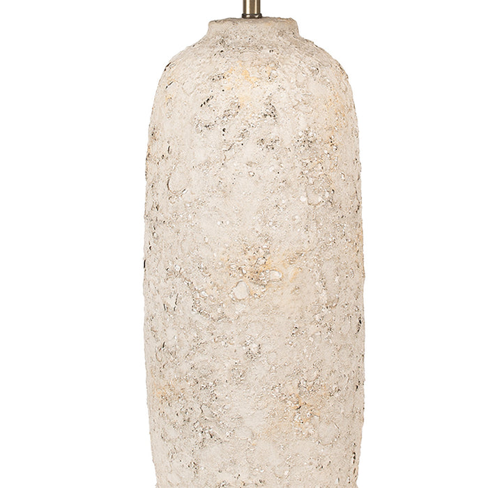 Clayre & Eef Tafellamp Ø 35x74 cm Beige Terracotta Bureaulamp
