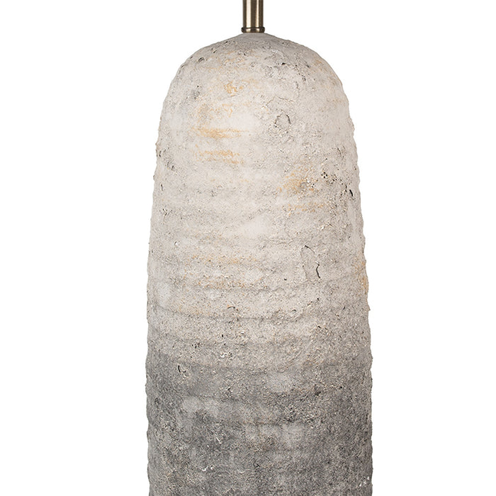 Clayre & Eef Tafellamp Ø 35x70 cm Grijs Terracotta Bureaulamp