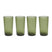 OYOY Living Kuki Longdrinkglazen 4 st. - Groen