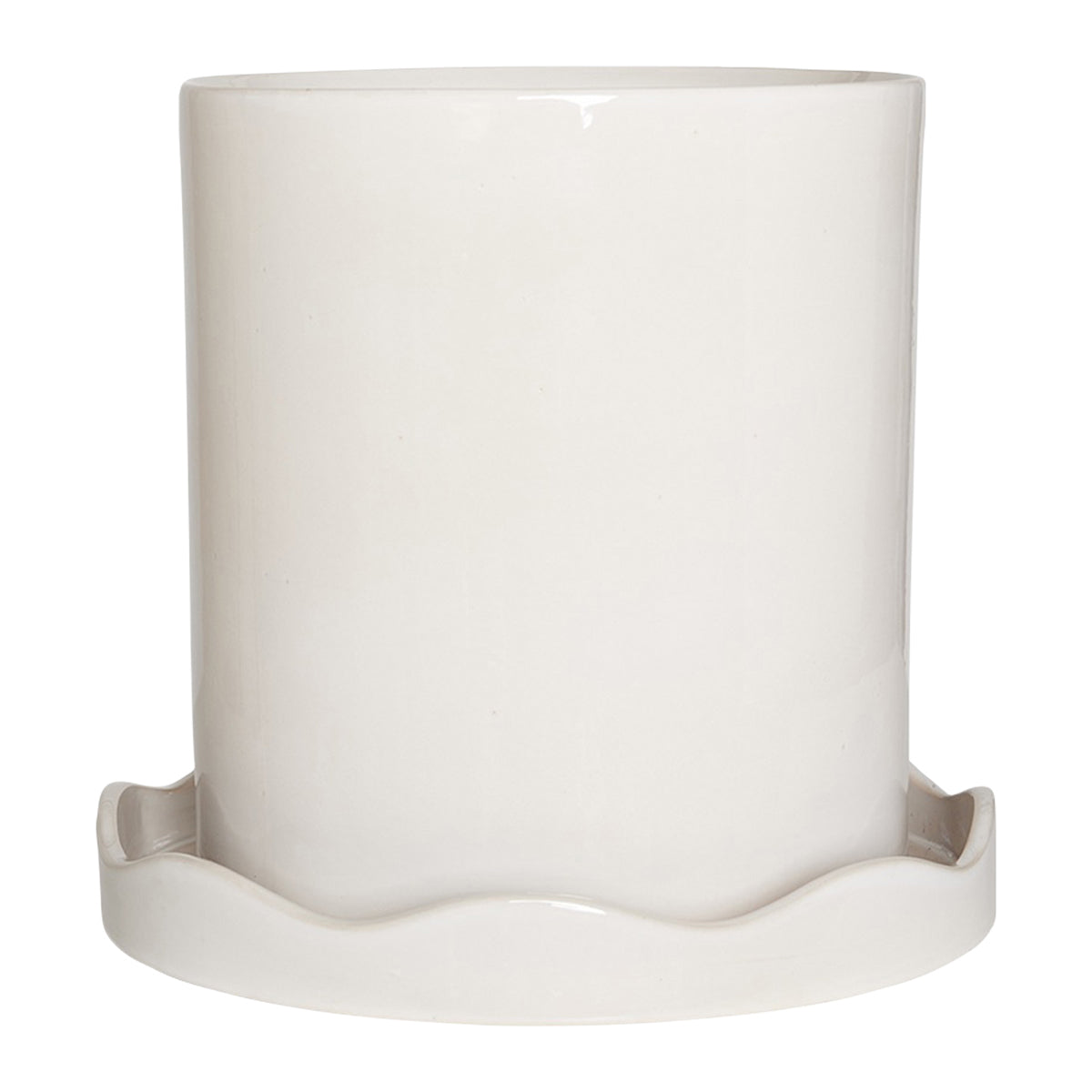 OYOY Living Nami Bloempot Ø 34 cm - Wit