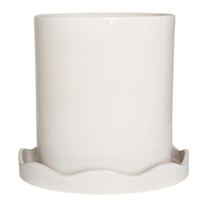 OYOY Living Nami Bloempot Ø 34 cm - Wit