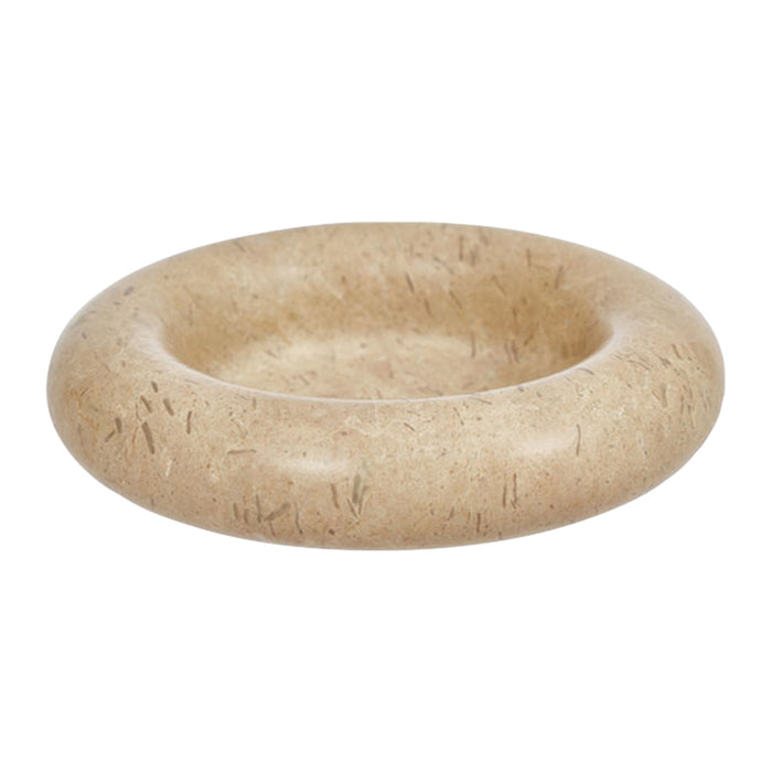 OYOY Living Savi Kandelaar Ø 15,5 cm - Marmer - Beige