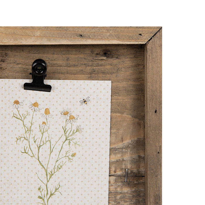 Clayre & Eef Fotolijst  30x3x21 cm Bruin Hout Fotohouder