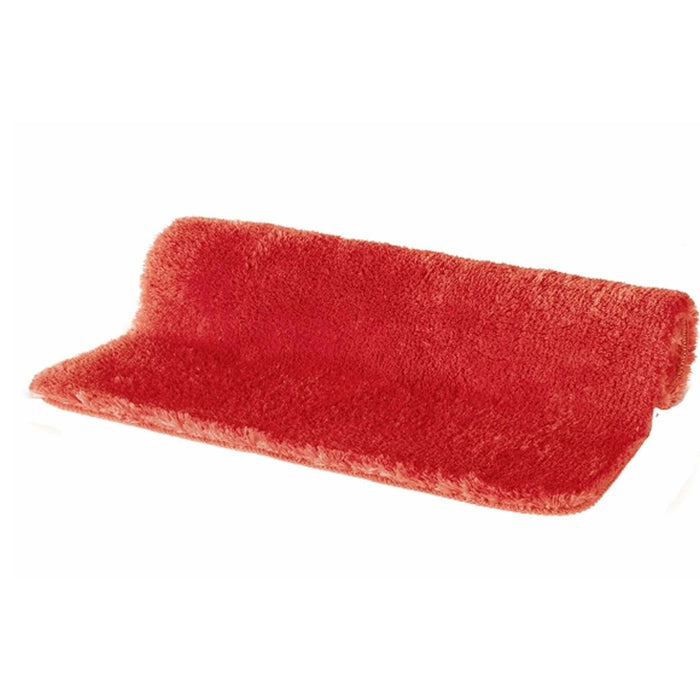 Spirella badkamer vloerkleed|tapijt - hoogpolig - rood - 50 x 80 cm