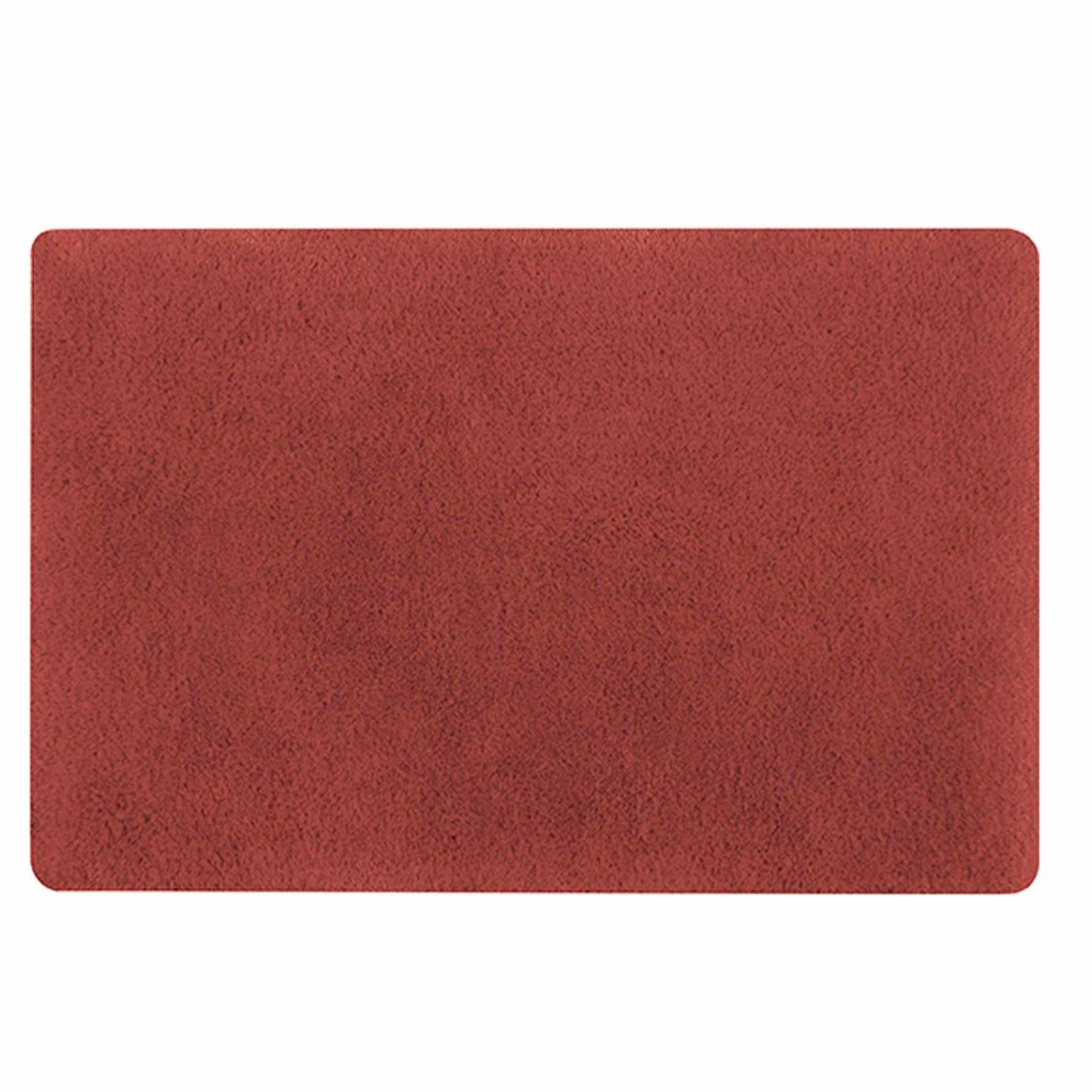 Spirella badkamer vloerkleed|tapijt - hoogpolig - terra - 50 x 80 cm