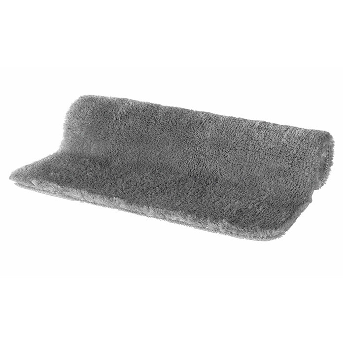 Spirella badkamer vloerkleed|tapijt - hoogpolig - grijs - 40 x 60 cm