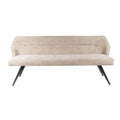 Fraaai Diego eetkamerbank geweven 188 cm - zand
