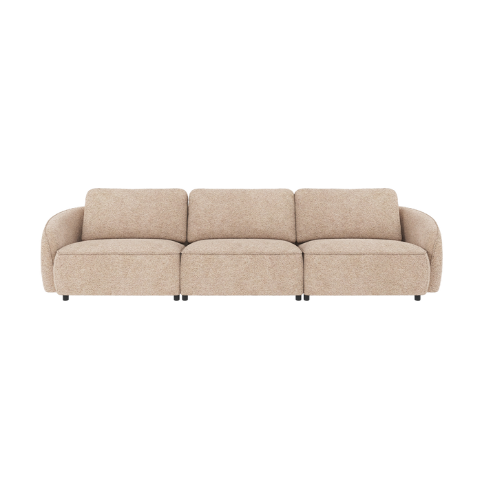 Rowico Home Norris Gestoffeerde 4 Zitsbank Beige - 319 cm