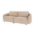 Rowico Home Norris Gestoffeerde 3 Zitsbank Beige - 226 cm