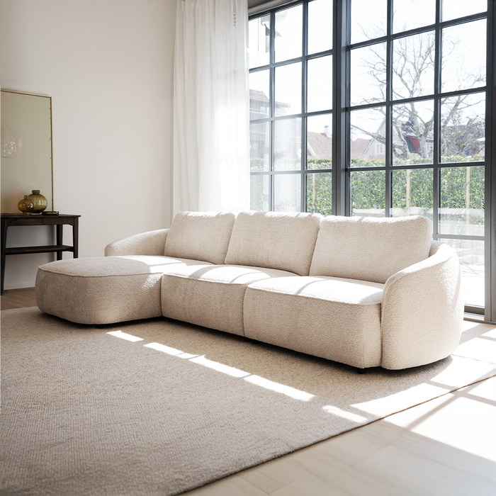 Rowico Home Norris 4-zits Hoekbank Beige - Links - 319 cm