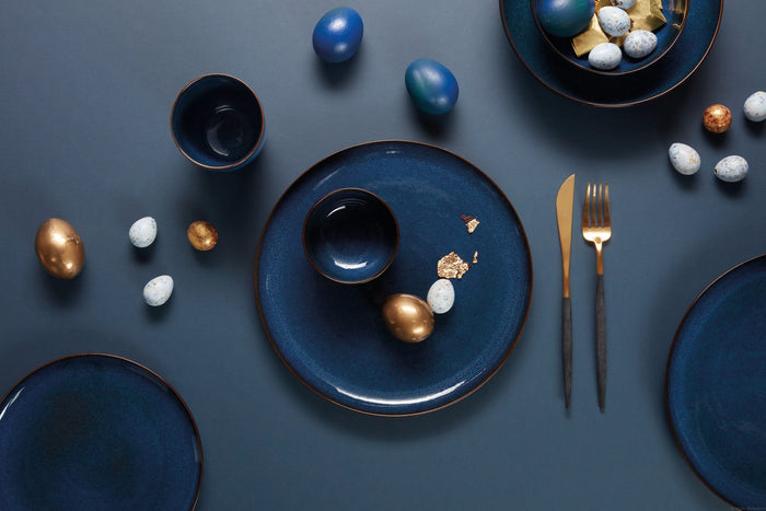 ASA Selection Espresso Kop en Schotel Saisons Midnight Blue 90 ml