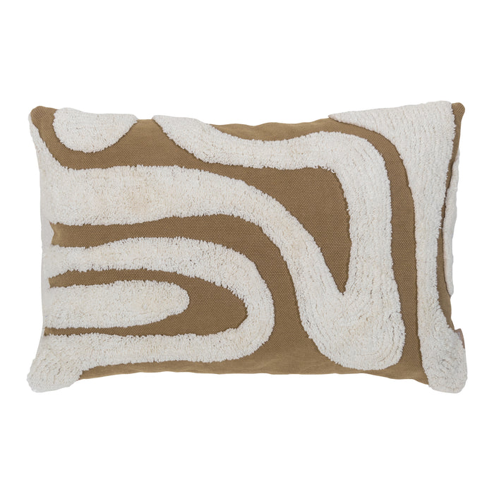 by fonQ Wave Sierkussen 40 x 60 cm - Bruin