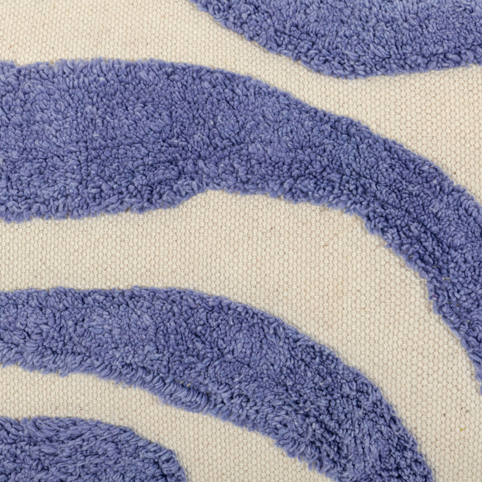 by fonQ Wave Sierkussen 40 x 60 cm - Blauw