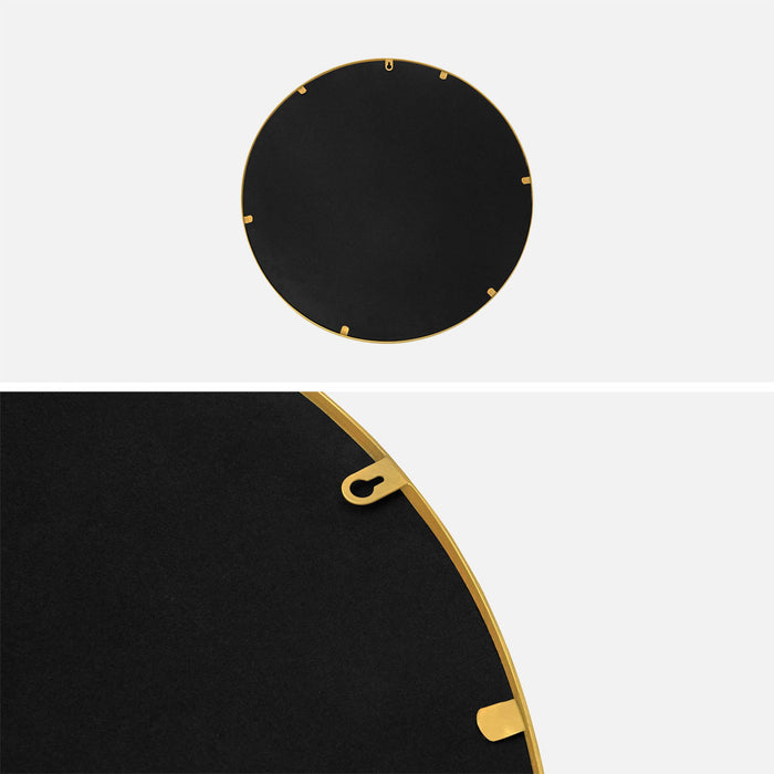 sweeek - Ronde metalen spiegel Ø60cm