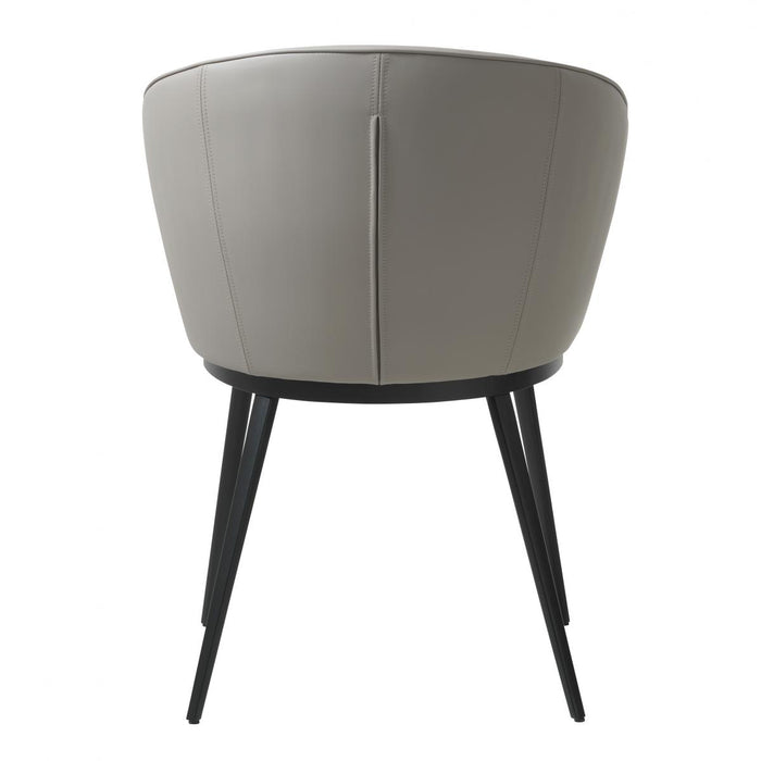 Nordic Home Arvid armstoel - leer - taupe